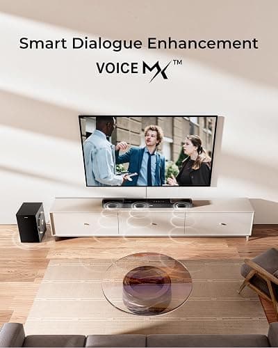 ULTIMEA 3.1.2ch Sound Bar with Subwoofer, Dolby Atmos, Surround Sound System for TV, BT 5.4, HDMI eARC, Soundbar with 6.5" Subwoofer for Home Theater, Skywave F30 Boom thumbnail 4