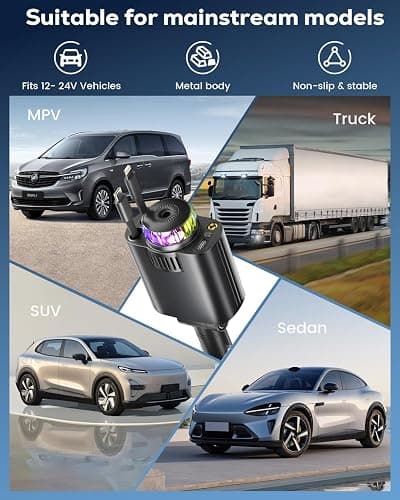 Retractable Car Charger with Air Freshener Diffuser & Star Lights,Multi Port Cigarette Lighter Adapter for iPhone Car Phone Charger USB-C/Type-C Fast Charging with 2 Retractable Cable,Car aromatherapy thumbnail 9