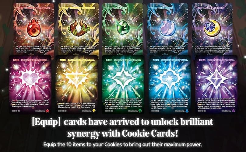 CookieRun TCG: Age of Heroes and Kingdoms Booster Display (Set 2) | Trading Card Game | 28 Booster Packs Per Box | 2 Players | Ages 6+ thumbnail 5
