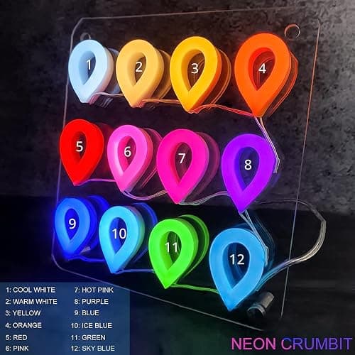 Custom Neon Signs, LED Neon Name Sign Personalized for Gifts Wall Decor, Neon Lights Sign Customizable for Bedroom Wedding Decor Office Beauty Salon Party Prom thumbnail 8