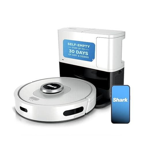 Shark AI Ultra Voice Control Robot Vacuum with Matrix Clean Navigation, Home Mapping, 60-Day Capacity, XL Self-Empty Base for Homes with Pets, Carpet & Hard Floors, Cool Grey - Image 1