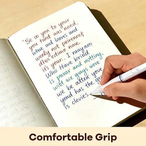 Erasable Gel Pens, 6 Colors Retractable 0.7mm Fine Point Erasable Pens Clicker + 6 Counts Refills, Assorted Color Inks, Make Mistakes Disappear for Writing Planner Drawing and Crossword Puzzles thumbnail 7