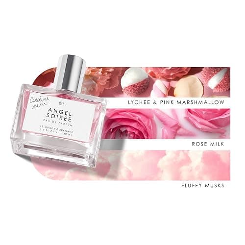 Le Monde Gourmand Angel Soirée Eau de Parfum - 1 fl oz (30 ml) - Lychee, Pink Marshmallow, Rose Milk Perfume Notes thumbnail 3