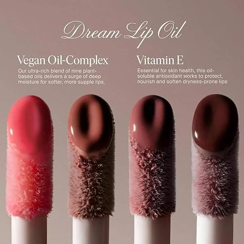 Summer Fridays Dream Lip Oil - Tinted Lip Oil with Moisturizing Sheer Coverage, High-Shine and Deep Hydration - Non-Sticky Formula for Long-Lasting Softness - Pink Cloud (0.15 Oz) thumbnail 9