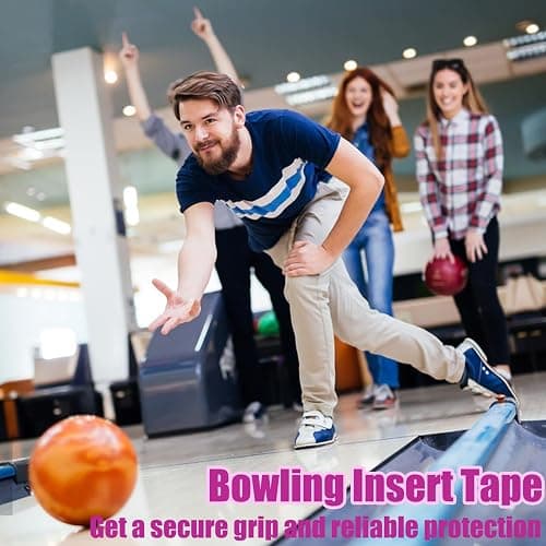 OOMDMI 30 Packs Comfort Tape with Breathing Hole - Breathable Tape for Women Men, Strong Hold, Sport Tape for Bowling Finger Protection, Bowling Accessories (Pink) thumbnail 5