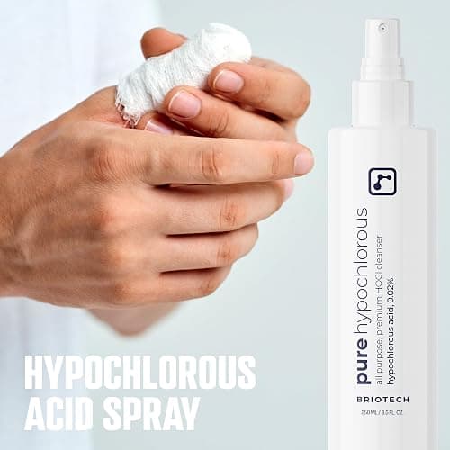 BRIOTECH Pure Hypochlorous Acid Spray and Cleanser, Original Premium HOCl Topical Solution, Multi-Purpose Cleaner, Family Approved & Pet Friendly, 8 fl oz thumbnail 5