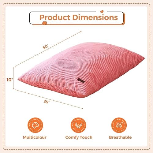 MAXYOYO 3 in 1 Kids Bean Bag Chair, Comfy Floor Sofa with Removed Cover | Convertible Chair Folds from Bean Bag to Lounger, Floor Couch with High-Density Foam Filling, Floor Sofa for Gaming thumbnail 2
