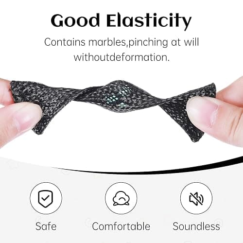 8Pcs Sensory Fidget Toys with Fidget Spinner Anxiety Toy Acupressure Rings Bike Chain Marble Mesh and Flippy Chain Desk Fidgets Quiet Toys for Autism,Easter Toys for Teens Adults Boys & Girls thumbnail 4