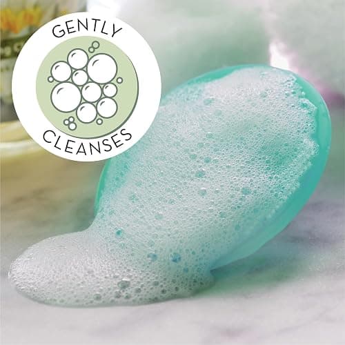 S&T INC. Exfoliating and Massaging Cradle Cap Bath Brushes for Baby, Silicone - 2 Inch x 2.5 Inch, Grey and Teal, 2 Pack thumbnail 3