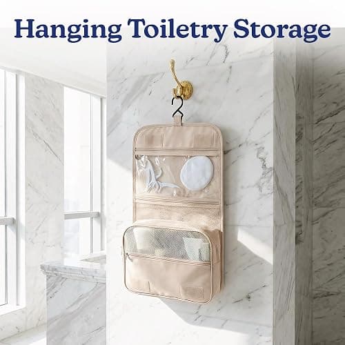 Vandel Compression Packing Cubes for Women, Set with Hanging Toiletry Bag | TSA Approved, Includes Laundry Bag, Compressible Carry On Suit Case Organizer Luggage Packing Cubes for Travel Organizer thumbnail 4