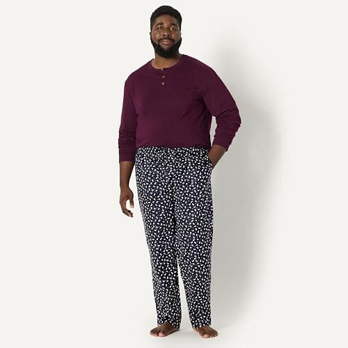 Amazon Essentials Mens Straight-Fit Woven Pajama Pant with Pockets thumbnail 7