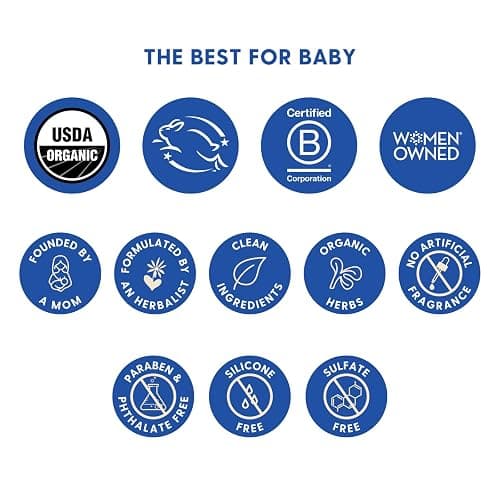 Motherlove Diaper Balm (4 oz) Organic Herbal Diaper Rash Cream—Cloth diaper Safe, Zinc Oxide- & Petroleum-Free thumbnail 8