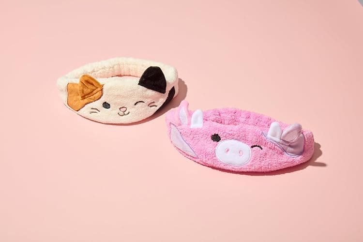 TONYMOLY x Squishmallows Patty Spa Headband - Skincare and Makeup Headband | Made with soft, plush fabric featuring the adorable Patty the Cow, for a cozy, gentle fit while keeping your face clear thumbnail 4