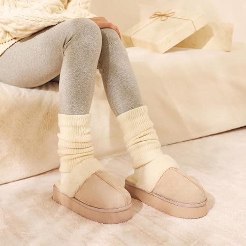 Litfun Women's Fuzzy Slippers thumbnail 2
