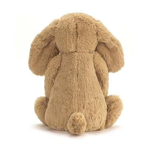 Jellycat Bashful Toffee Puppy Stuffed Animal, Medium 12 inches - Dogs and Puppies Plush Toy - Classic Children's Gift thumbnail 5
