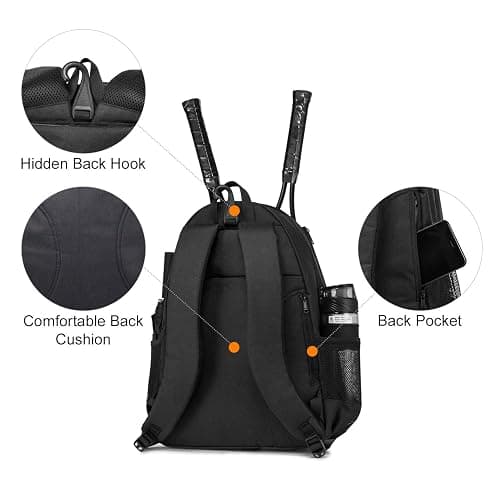 Sucipi Tennis Bag Professional Tennis Backpack for Men and Women Racket Bags Holds 2 Rackets with Ventilated Shoe Compartment thumbnail 4
