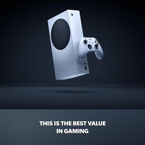 Xbox Series S - All Digital Gaming Console - 512GB SSD - Includes Xbox Wireless Controller - 120FPS - Robot White thumbnail 2