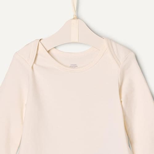 Amazon Essentials x Sofia Grainge Unisex Babies' Long Sleeve Crew Neck Bodysuit, Pack of 3 thumbnail 4