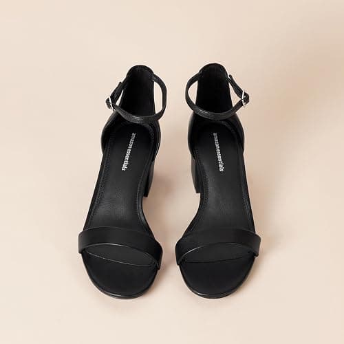 Amazon Essentials Women's Two Strap Heeled Sandal thumbnail 6