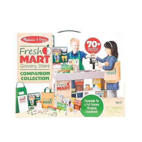 Melissa & Doug Fresh Mart Companion Set, Grocery Store Pretend Play Toys, Toy Kitchen Accessories & Play Food, Preschool Learning Toys for Girls & Boys 3+ thumbnail 3