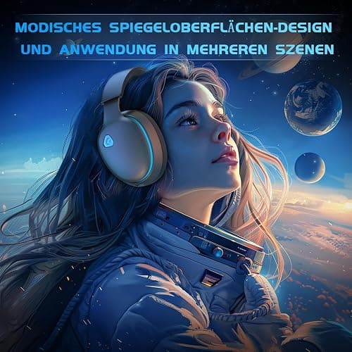 Gvyugke Wireless Gaming Headphones, 7.1 Surround Sound, 2.4GHz Gaming Headset for PS5, PC, Mac, Bluetooth Headphones with Detachable Noise Canceling Mic, 3.5mm Wired Mode for Xbox Series - Gray - Gray thumbnail 7