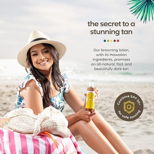 Maui Babe Before And After Browning Lotion, [2-Pack]- Before And After Sun Tan, Made In USA, 8 Ounces thumbnail 6