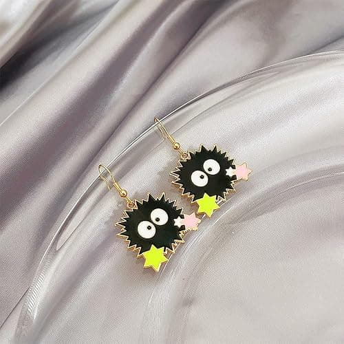 1 Pair Spirited Away Soot Sprites Earrings  thumbnail 6