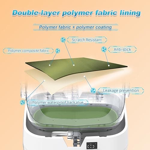 Mintakawa Automatic Cat Litter Box Self Cleaning - APP Control and Weight Monitoring - Ultra-Quiet, Suitable for Medium Cats and Kittens, Safe Anti-Pinch Litter Box (Assembly Required) - White thumbnail 6