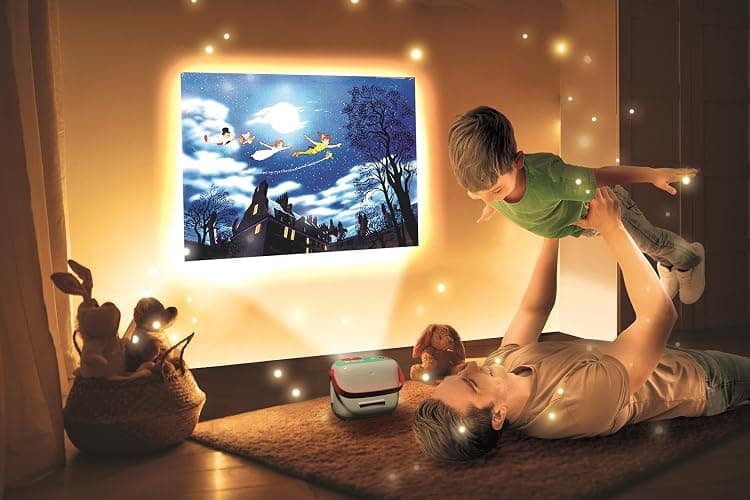 Clementoni Disney Storytime Projector with Narration, Music, Nightlight and 8 Story Cards for Toddlers thumbnail 2
