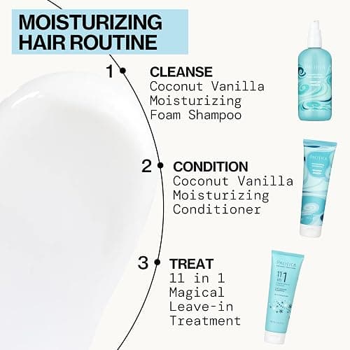 Pacifica Leave In Conditioner - 11 in 1 Magical Hair Treatment - Strengthen & Repair Damaged Hair - Deep Conditioning for Dry Hair Adds Shine & Anti-Frizz for Straight, Wavy & Curly Hair Care, Vegan thumbnail 14