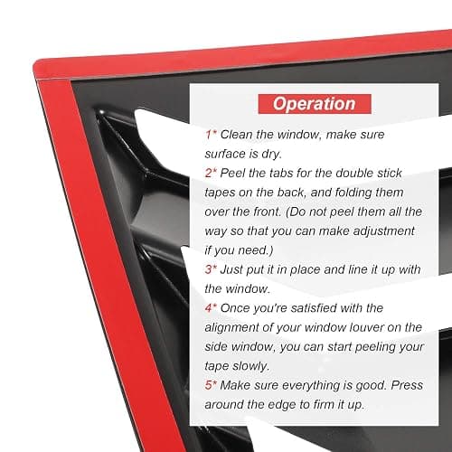 ROUTEKING Rear Window Louver, Rear Windshield Sun Shade Cover Compatible with Dodge Challenger 2008-2022 2023 in GT Lambo Style, Matte Black ABS Material, Anti-Peeping and Shade thumbnail 5
