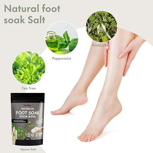 Beinilai Collapsible Foot Spa Bath with Heat,Bubble,Massage Rollers, Tea Tree Oil Foot Soak with Epsom Salt, Pedicure Foot File, Red Light,Removable Pumice Stone,Pedicure Foot Spa thumbnail 2
