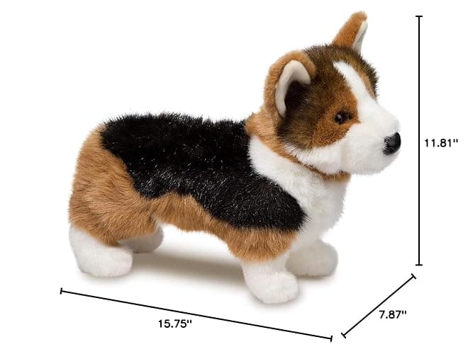 Douglas Kirby Tri-Colored Corgi Dog Plush Stuffed Animal thumbnail 2