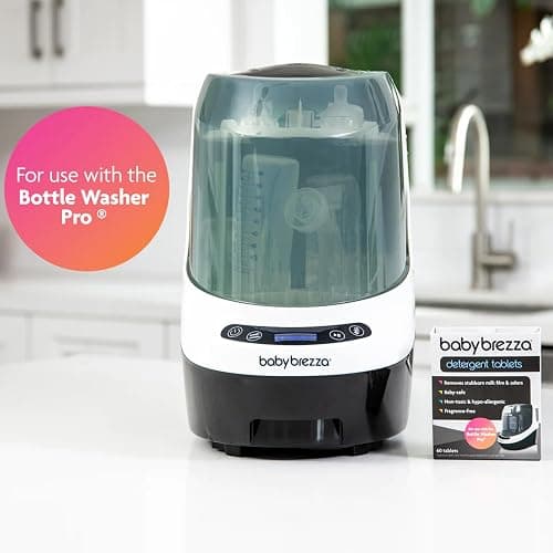 Baby Brezza Official Detergent Soap Tablets for Baby Brezza Bottle Washer Pro, 120 Tablets - Soap Tablets thumbnail 2