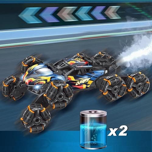 NEXBOX Cool 8 Wheels Hand Controlled rc Stunt Car Toys, Gesture Sensing Remote Control Cars for Boys Age 6 7 8-12 13 14 Year Old, Birthday Gifts Ideas for Kids thumbnail 6