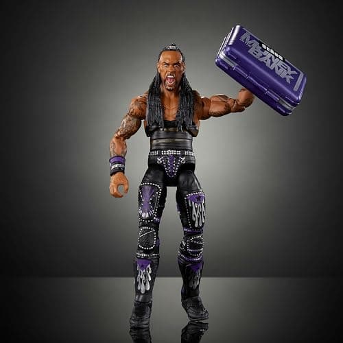 Mattel WWE Ultimate Edition Action Figure & Accessories, 6-inch Damian Priest Collectible Set, Swappable Heads & Hands, 30 Articulation Points thumbnail 5