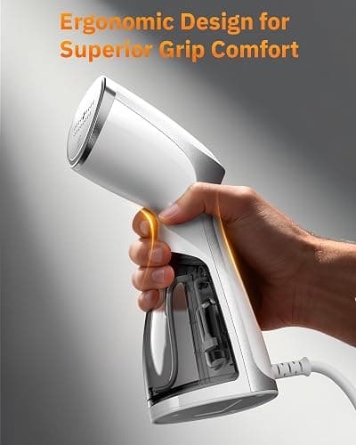 OGHom Portable Travel Handheld Steamer for Clothes, Garment Wrinkle Remover, 1000W Strong Penetrating Fabric Steamer, for Home, Office, Travel (ONLY FOR 120V) -White thumbnail 7
