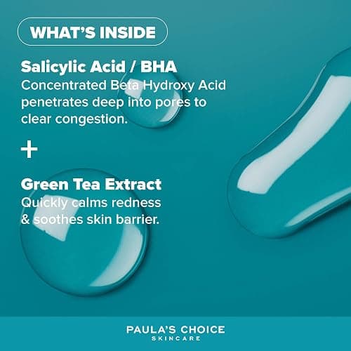 Paula's Choice SKIN PERFECTING 2% BHA Liquid Exfoliant - Face Exfoliating Peel Fights Blackheads & Enlarged Pores - for a Healthy Glow - with Salicylic Acid - Combination & Oily Skin - 30 ml thumbnail 6