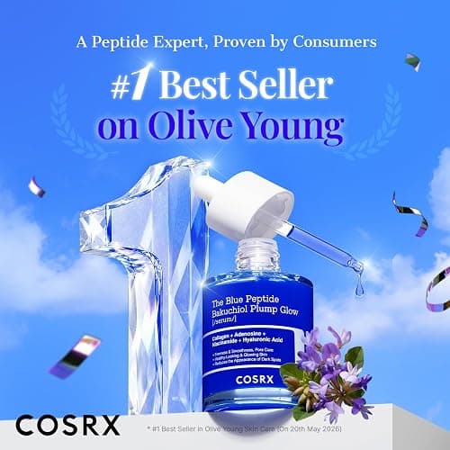 COSRX The Blue Copper Peptide Bakuchiol Serum, Glow & Plumping, 1.69 Fl Oz | GHK-Cu 5 Multi Peptide with Collagen, Anti-Aging Serum, Glow & Plump Serum for Skin Hydration & Elasticity, Korean Skin Care thumbnail 3