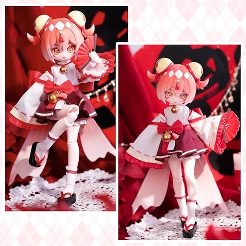BJD Dolls BJD Blind Box 1/12 BJD Dolls 7" Ball Jointed Doll Dress Up Dolls Collectible Figures Gift for Party Birthday Ages 15 and Up PVC & ABS Costume Included, Vision Reconstruction thumbnail 5
