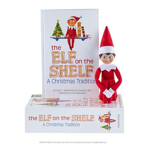 The Elf on the Shelf: A Christmas Tradition - Boy Scout Elf with Blue Eyes - Includes Artfully Illustrated Storybook, Keepsake Box and Official Adoption Certificate thumbnail 3