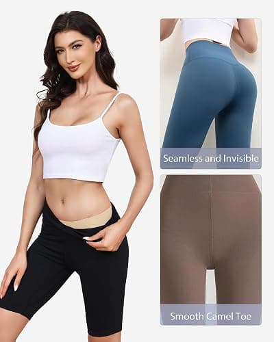 LEVAO Seamless Thongs for Women-Low Waist Invisible G-string No Show Thong Panty Liners Workout Panties S-XL thumbnail 2
