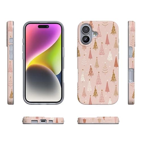 Casely iPhone 17 Case | Bubblegum Forest | Christmas Tree | Compatible with MagSafe | Classic Ultra-Slim Design thumbnail 6