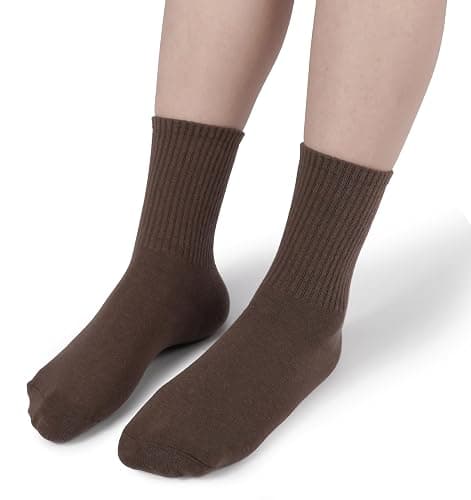 BomKinta Women Casual Calf Socks - Cute Cotton Crew Socks - Soft Above Ankle Sock 6 Pairs Size 5-10 thumbnail 3