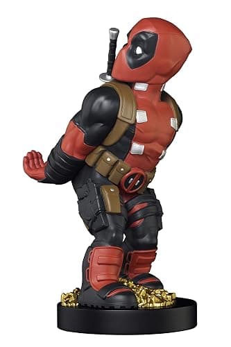 Exquisite Gaming: Marvel: Deadpool Rear View - Original Mobile Phone & Gaming Controller Holder, Device Stand, Cable Guys, Licensed Figure Red thumbnail 5