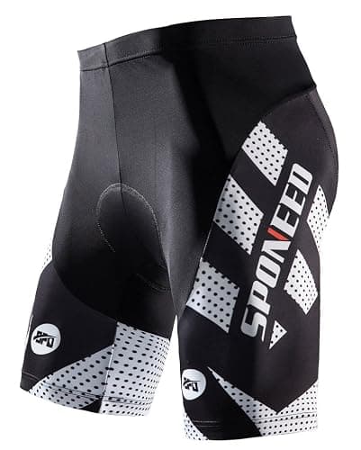 sponeed Men's Cycling Shorts Padded Bicycle Riding Pants Bike Biking Clothes Cycle Wear Tights - Image 1