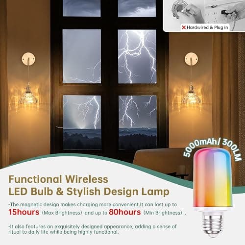 Shenmoyl Vintage Battery Operated wall sconces Set of 2, Wall Lamps with Clear Lily of the Shade Pattern Glass, Adjustable Chain Gold Wall Lights, sconces wall Decor for Stairway Living Room Doorway thumbnail 4