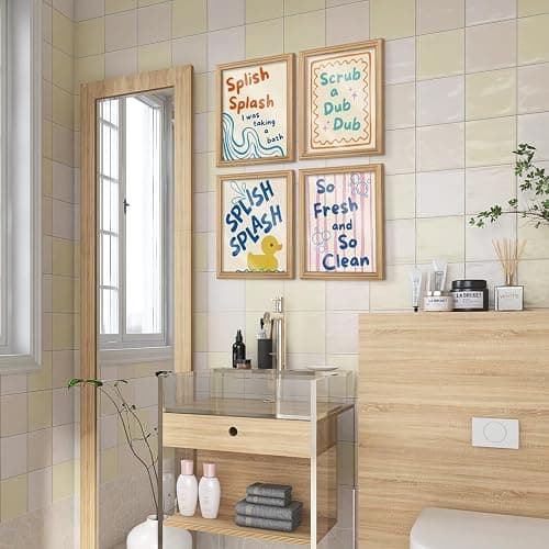Kids bathroom wall decor  thumbnail 4