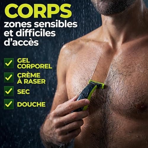 Lot 2 Lames de Rechange RazorBlade pour Rasoir Électrique comptatible OBlade QP220 QP2824 QP2724 QP2520 QP2630 QP65XX One Blade Lame en Acier Inoxydable remplacement pour Rasoirs Tondeuse Rasage lama thumbnail 3