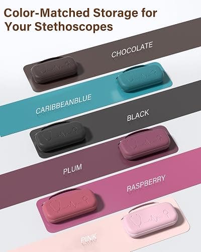 ProCase Stethoscope Case for 3M Littmann Classic III & Cardiology IV -Chocolate | Hard Protective Carrying Bag Fits MDF, ADC, Omron Stethoscopes, Medical Storage Organizer for Nurses & Nursing Students thumbnail 9